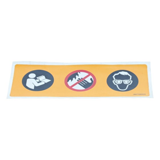 Warning Label for Makita MLT100 Table Saw - OEM No. JM27080020