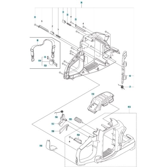 Handle System for Husqvarna K1