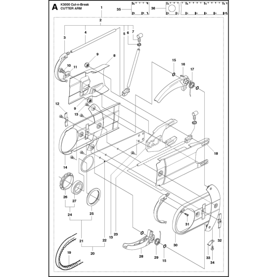 Cutter Arm Assembly
