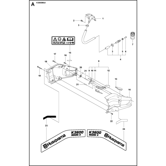 Handle Assembly for K3600 Mkii