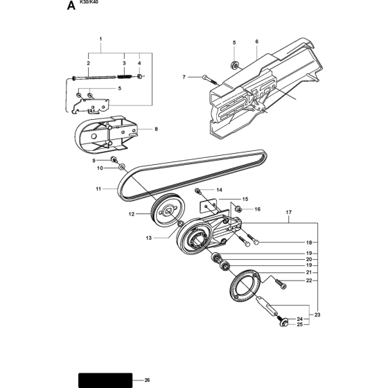 Pulley Assembly for K40