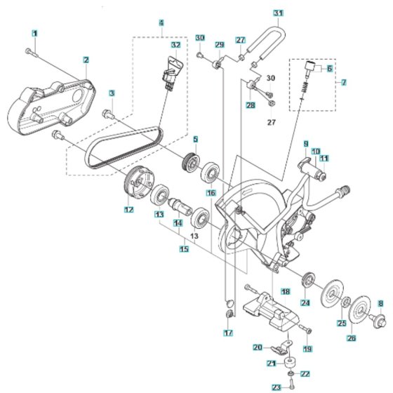 Blade Guard for Husqvarna K535I