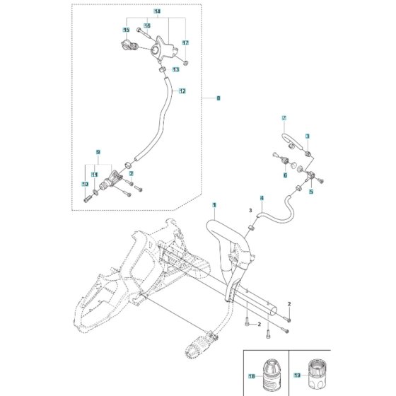 Front Handle for Husqvarna K540I