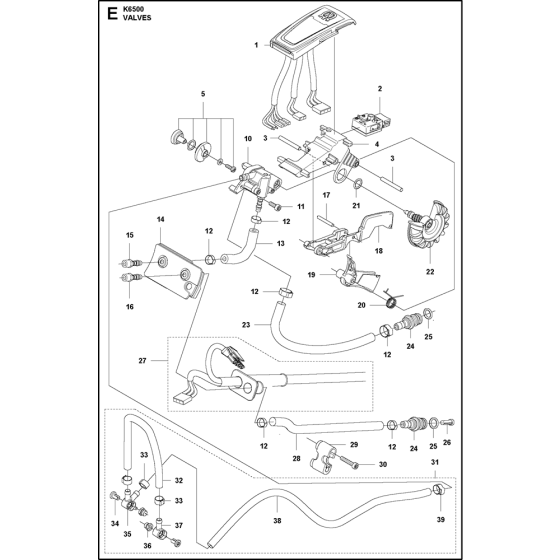 Valves Assembly for K6500