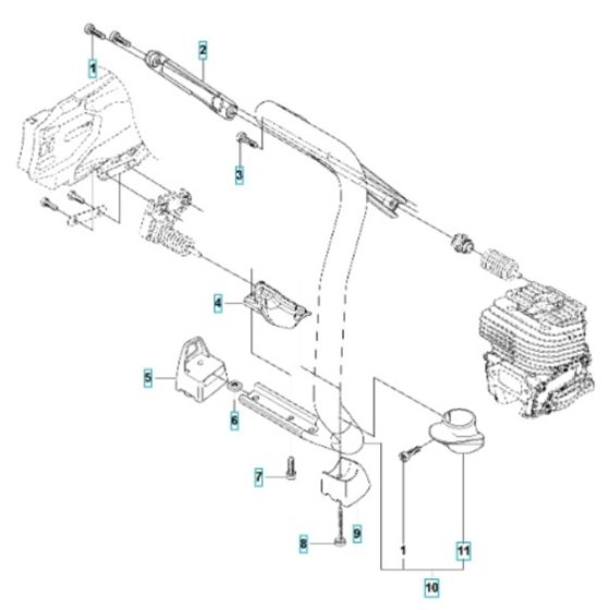 Support Assembly for K770 VAC
