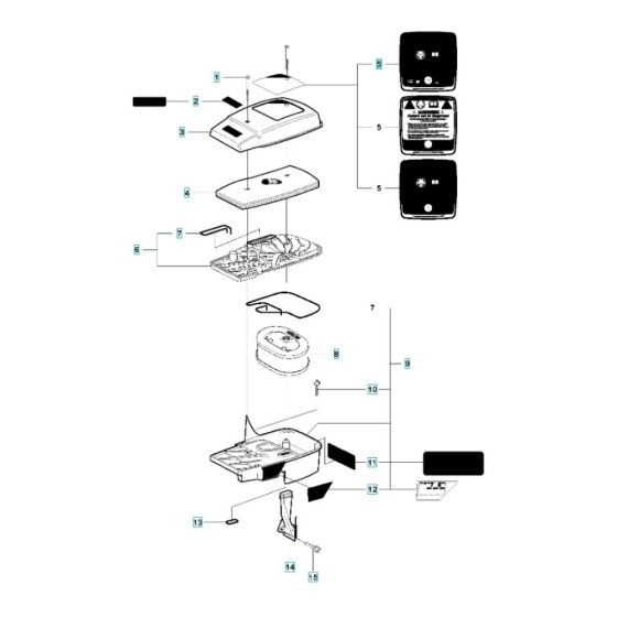 Air Filter Assembly for K950