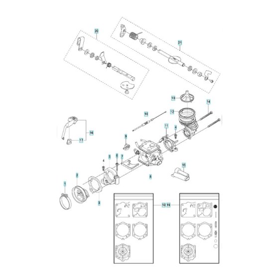 Carburettor Assembly for K970