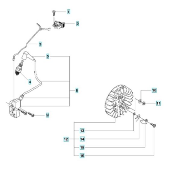 Ignition Assembly for Husqvarna K970