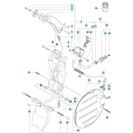 Blade Guard for Husqvarna K970