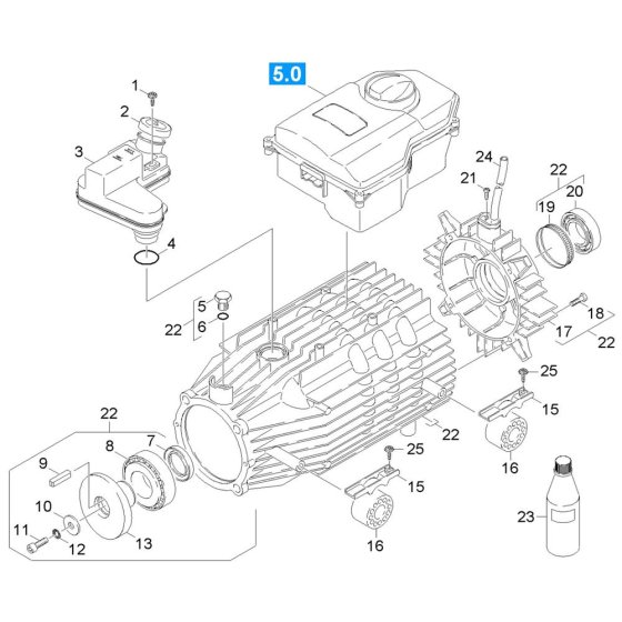 Motor Assembly for Karcher HD 10-25-4 S Pressure Washer