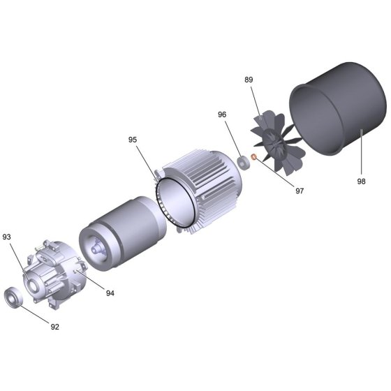 Motor Assembly for Karcher HD 5-17 C Pressure Washer