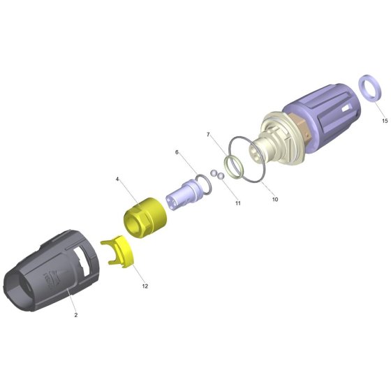 Nozzle Assembly for Karcher HD 5-17 C Pressure Washer