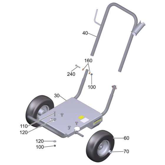 Frame Assembly for Karcher HD 6-15 G Classic Pressure Washer