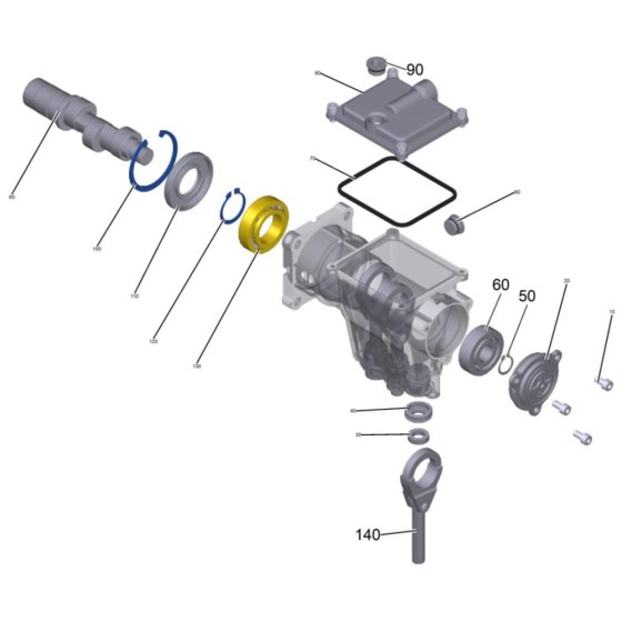 Pump Assembly for Karcher HD 6-15 G Classic Pressure Washer