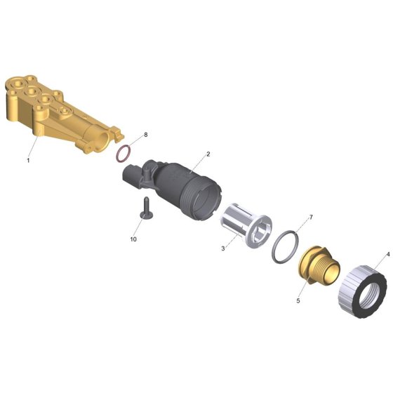 Water Intake Assembly for Karcher HD 6-16-4 M Cage Pressure Washer