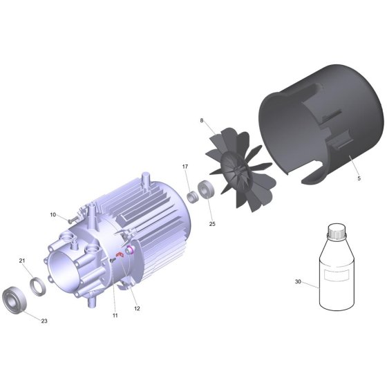 Motor Assembly for Karcher HD 7-16-4 M Cage Pressure Washer