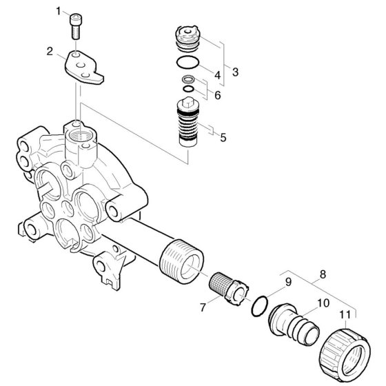 Piston Assembly for Karcher HD 728 B Cage Pressure Washer