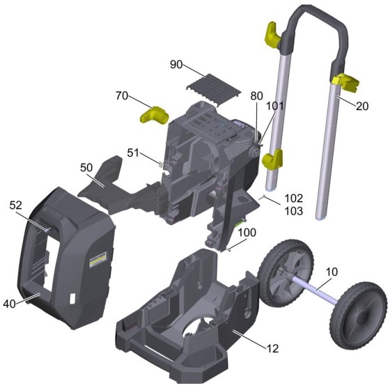 Housing Assembly for Karcher HD 9-20-4 S Pressure Washer