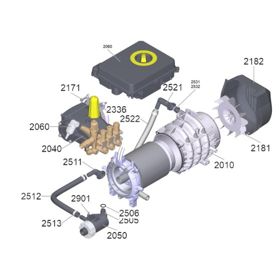 Pump Assembly for Karcher HD 13-18-4 S Classic Pressure Washer