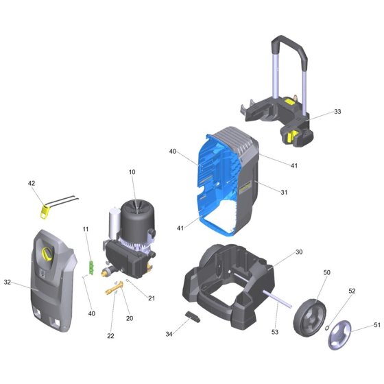 Housing Assembly for Karcher HD 6/11-4 M Pressure Washer