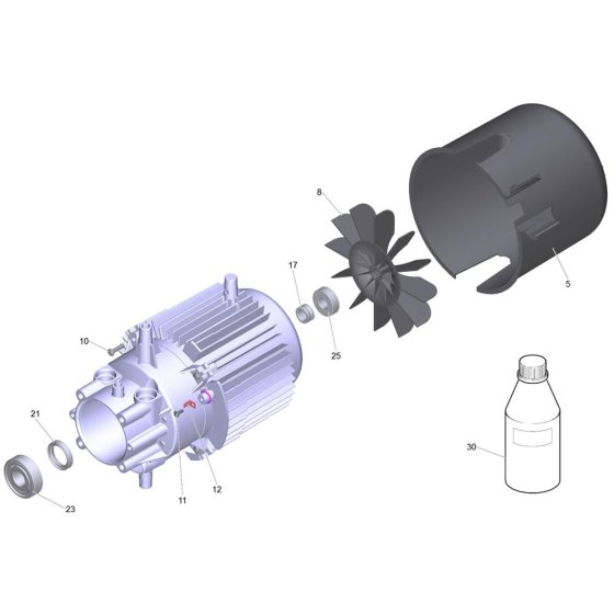 Motor Assembly for Karcher HD 7/12-4 M Pressure Washer