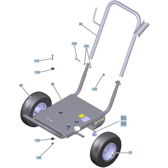 Frame Assembly for Karcher HD 7-20 G Classic Pressure Washer