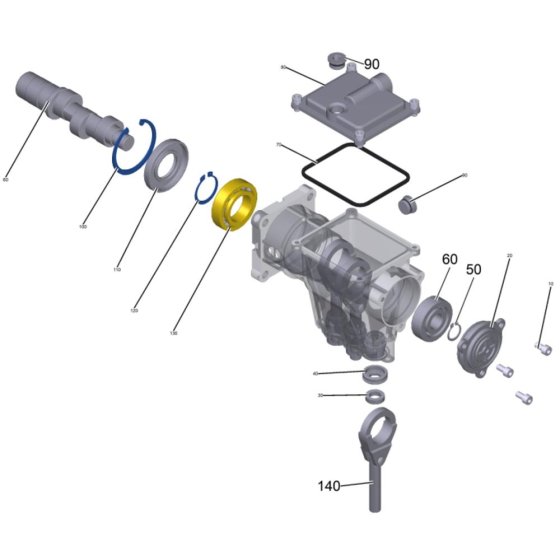 Pump Assembly for Karcher HD 7-20 G Classic Pressure Washer