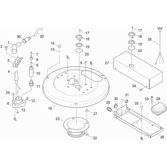 Burner Cover Assembly for Karcher HDS 1000 DE Pressure Washer