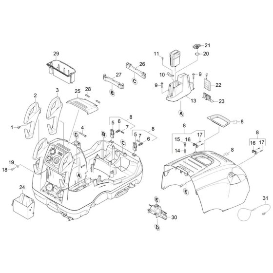 Housing Assembly for Karcher HDS 12-18-4 S Pressure Washer