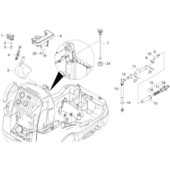Float Valve Assembly for Karcher HDS 12-18-4 S Pressure Washer
