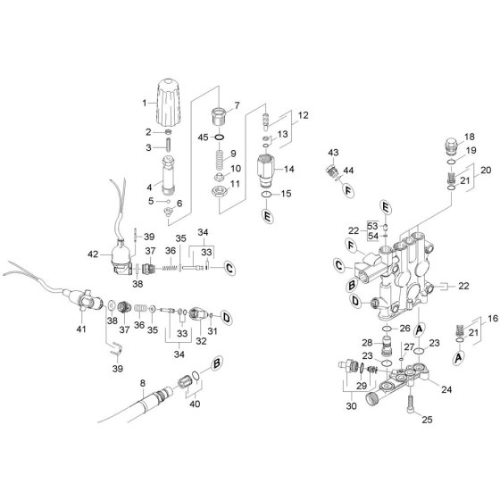 Cylinder Head Assembly for Karcher HDS 12-18-4 S Pressure Washer