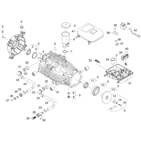 Motor Assembly for Karcher HDS 12-18-4 S Pressure Washer