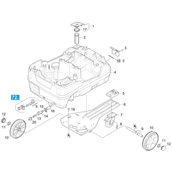 Housing Assembly -1 for Karcher HDS 5-12 C Pressure Washer