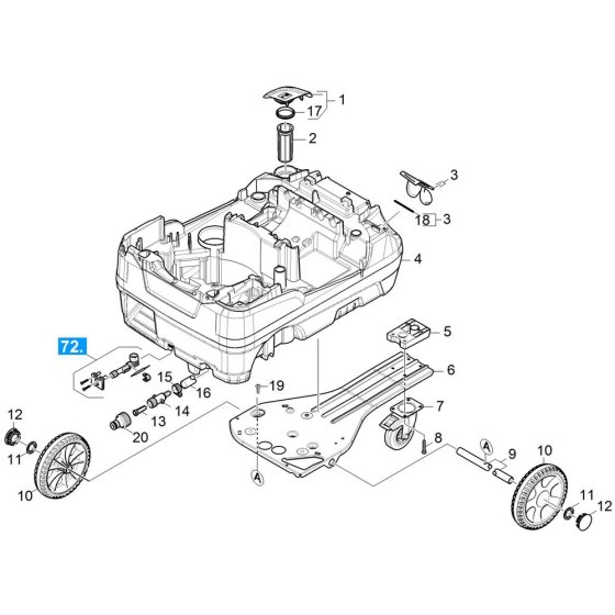 Housing Assembly -1 for Karcher HDS 6-14 C Pressure Washer