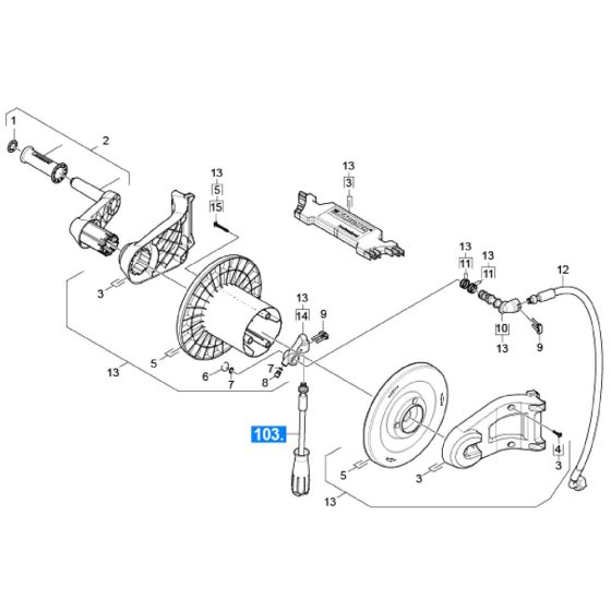 Hose Reel Assembly for Karcher HDS 6-14 C Pressure Washer