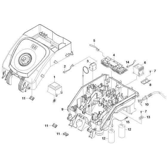 Control Box Assembly for Karcher HDS 6-14 C Pressure Washer