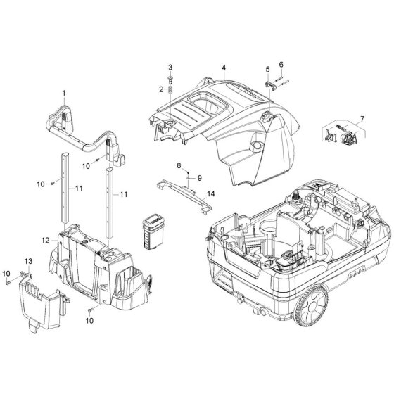 Housing Assembly for Karcher HDS 6-10 C Pressure Washer
