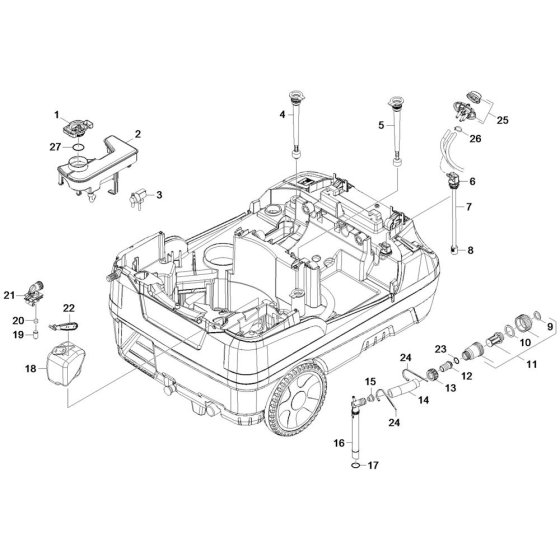 Float Valve Assembly for Karcher HDS 6-10 C Pressure Washer