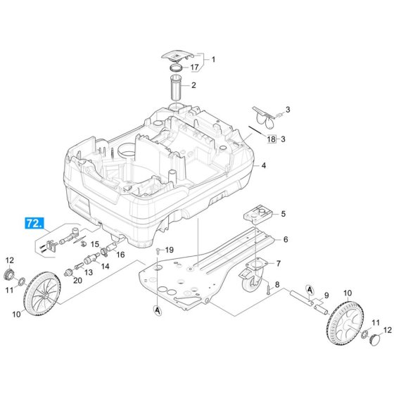 Housing Assembly -1 for Karcher HDS 6-10 C Pressure Washer