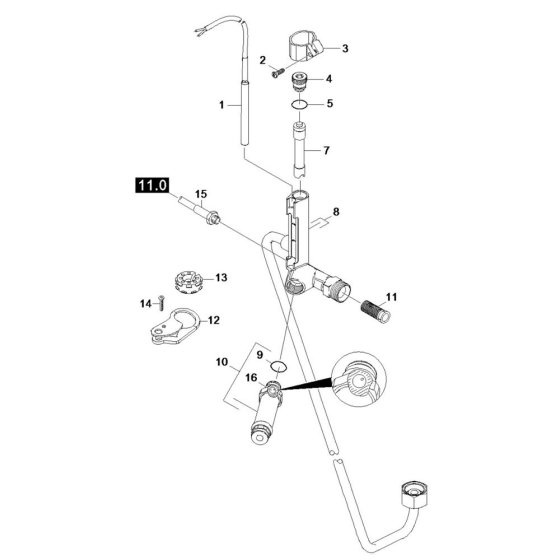 Safety Valve Assembly for Karcher HDS 7-12-4 M Pressure Washer