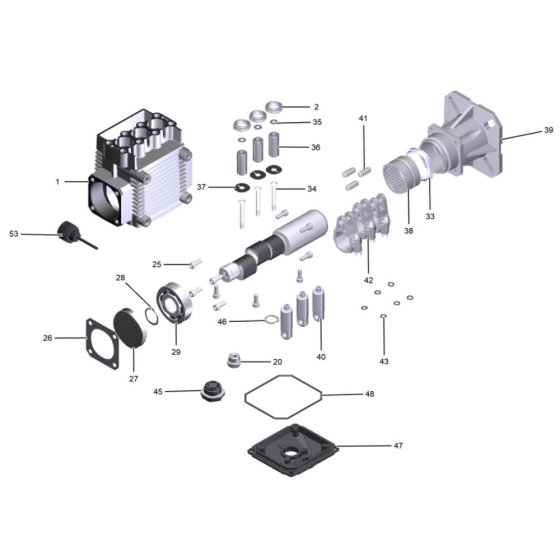 Pump Assembly for Karcher HDS 8-20 G Pressure Washer