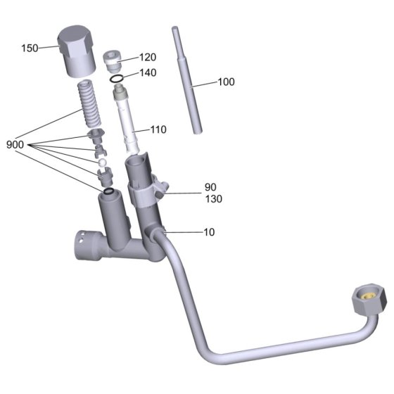 Safety Valve Assembly for Karcher HDS 8-20 G Pressure Washer