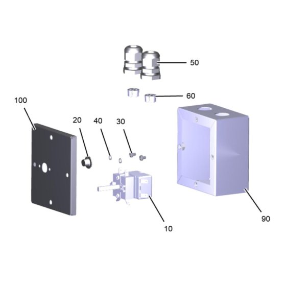 Electrical Box Assembly -1 for Karcher HDS 8-20 G Pressure Washer