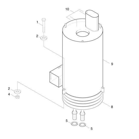 Heating Coil Assembly for Karcher HDS 1000 BE Pressure Washer