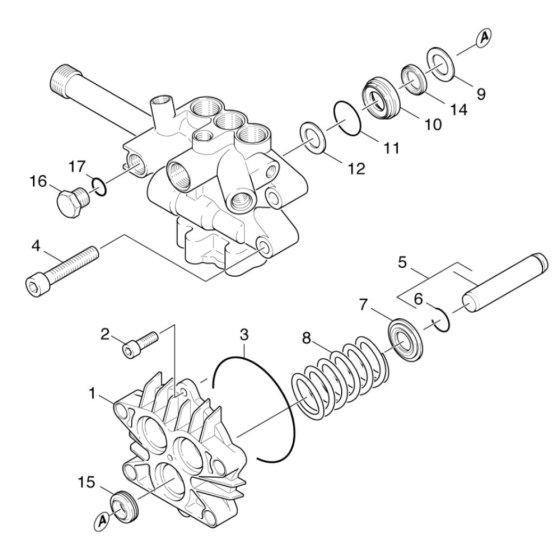 Piston Assembly for Karcher HDS 1000 BE Pressure Washer