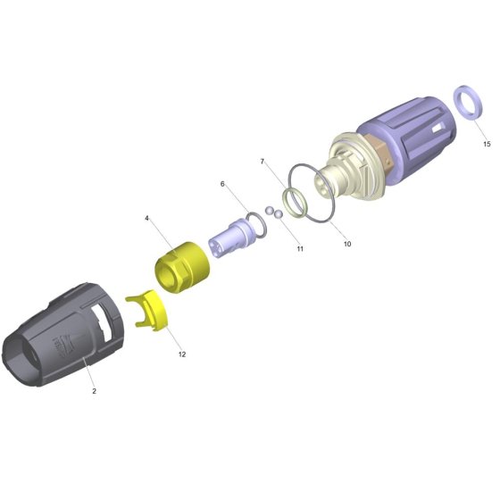 Nozzle Assembly for Karcher HDS 801 D Pressure Washer
