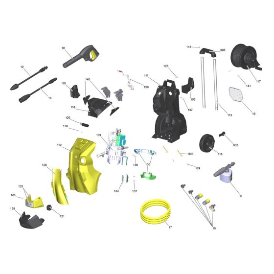 Housing Assembly for Karcher K 3 Deluxe Premium Pressure Washer