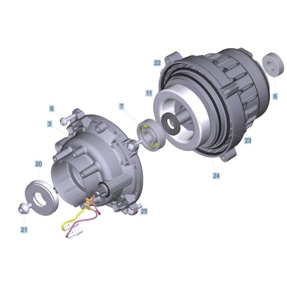 Transmission Assembly for Karcher K 3 Deluxe Premium Pressure Washer
