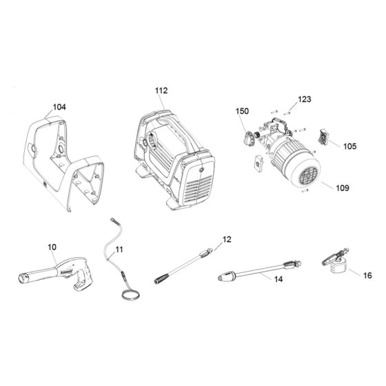 Housing Assembly for Karcher K 3 Induction Pressure Washer