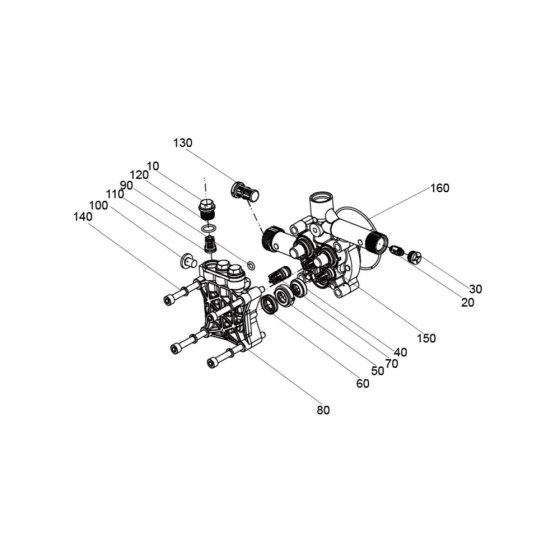Pump Assembly for Karcher K 3 Induction Pressure Washer
